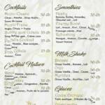 Menu VILLA JNANE Rabat June 2023 545016